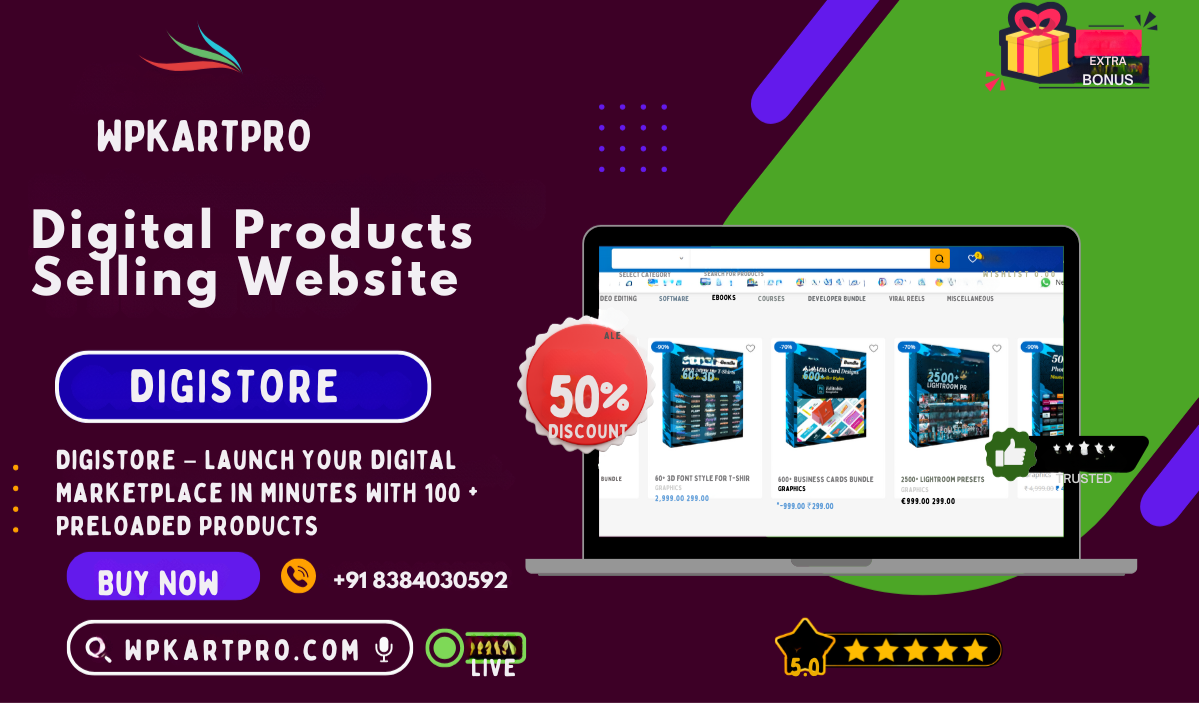 Digital-Products-Selling-Website.png Digistore β Digital Products Selling Website - Image 1